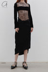 Un Morceau velvet lace split sleeve jacket (two pieces) UM231SZ33